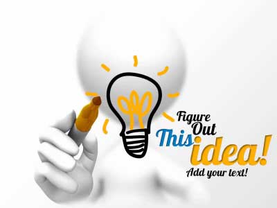 Figure Out This Idea PowerPoint Template layout preview.