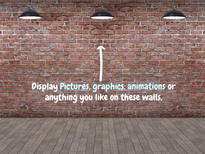 Slide 3 layout from the Your Wall Display presentation deck.