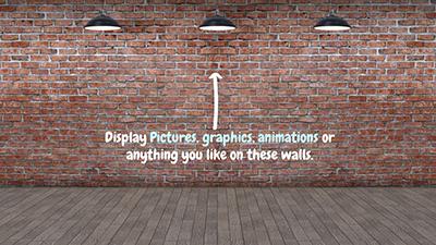 Slide 3 layout from the Your Wall Display presentation deck.