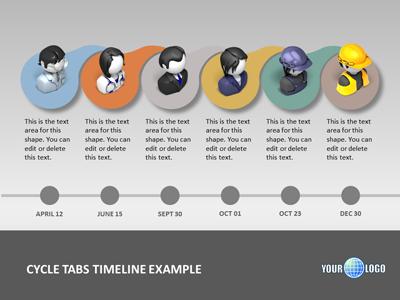 Slide 3 layout preview from the Cycle Tabs deck.