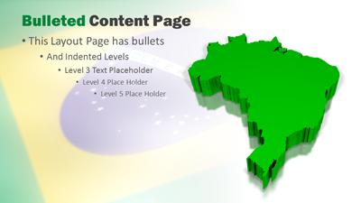 Slide 3 layout from the Brazilian Flag Wave presentation deck.
