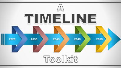 Timeline Toolkit PowerPoint Template layout preview.