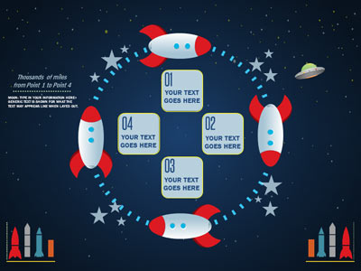 Slide 4 layout from the Space Calculations presentation deck.