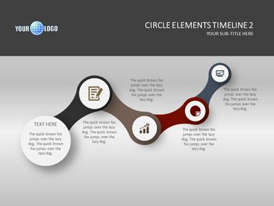 Slide 2 layout from the Circle Elements presentation deck.