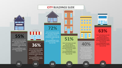 Slide 3 layout from the City Infographic presentation deck.