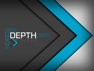 Design Depth PowerPoint Template layout preview.