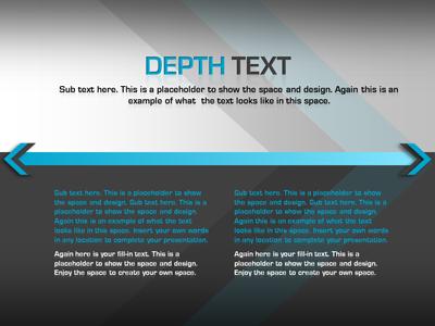 Slide 4 layout from the Design Depth presentation deck.
