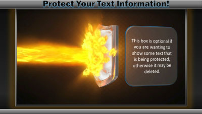 Shield Protection PowerPoint Template layout preview.
