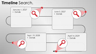 Slide 2 layout from the Searching Infographics presentation deck.
