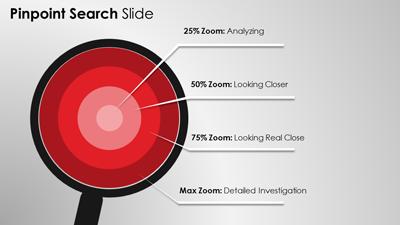 Slide 3 layout from the Searching Infographics presentation deck.