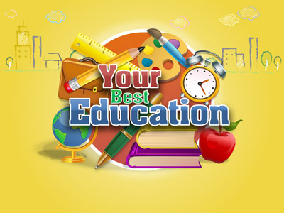 Your Best Education PowerPoint Template layout preview.
