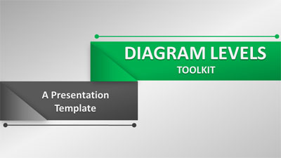 Diagram Levels Toolkit PowerPoint Template layout preview.