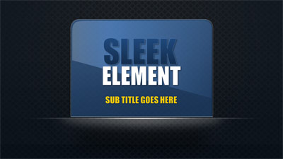 Sleek Element PowerPoint Template layout preview.