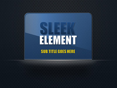 Sleek Element PowerPoint Template layout preview.