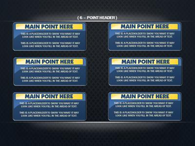Slide 3 layout from the Sleek Element presentation deck.