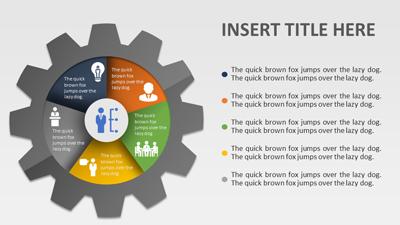 Slide 3 layout from the Gears Infographic Toolkit presentation deck.