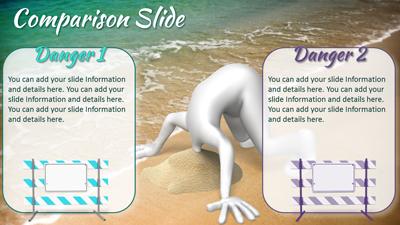 Slide 3 layout from the Head Buried In Sand presentation deck.