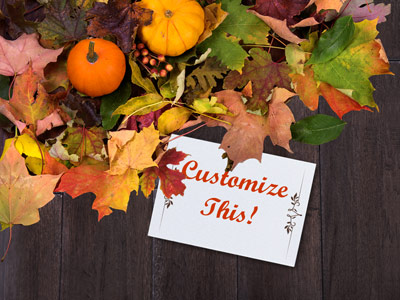 Slide 4 layout from the Thanksgiving Cards presentation deck.