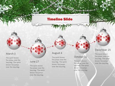 Slide 2 layout from the Hanging Ornaments presentation deck.