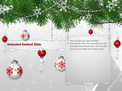 Slide 3 layout from the Hanging Ornaments presentation deck.