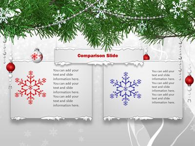 Slide 4 layout from the Hanging Ornaments presentation deck.