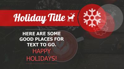 Slide 3 layout from the Christmas Nostalgia presentation deck.