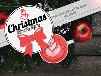 Slide 2 layout from the Christmas Nostalgia presentation deck.