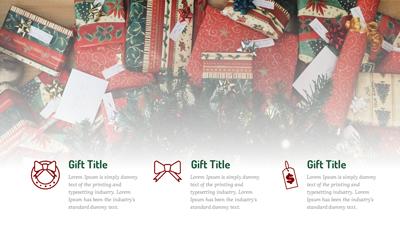 Slide 3 layout from the Christmas Toolkit presentation deck.