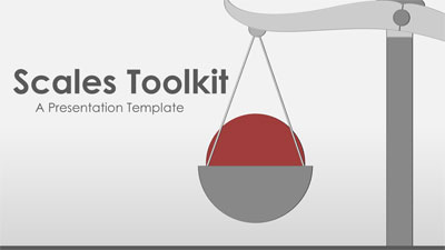 Scales Toolkit PowerPoint Template layout preview.