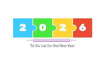 New Year To Do List PowerPoint Template layout preview.