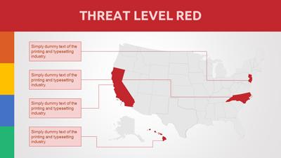 Slide 2 layout from the Homeland Security Template for PowerPoint presentation deck.