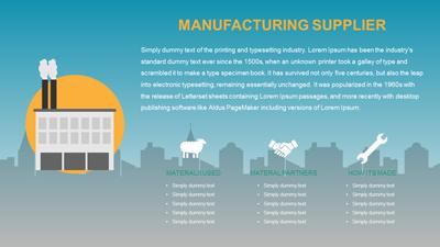 Slide 2 layout from the Supply Chain PowerPoint Toolkit presentation deck.