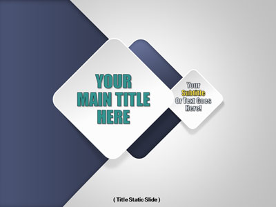 Light Box Simple PowerPoint Template layout preview.