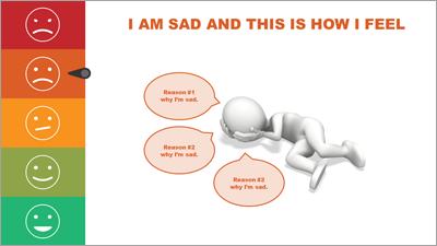 Slide 3 layout preview from the Left Side Emoji Rating PowerPoint Toolkit deck.