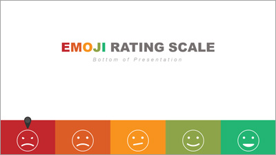 Bottom Emoji Rating Toolkit PowerPoint Template layout preview.