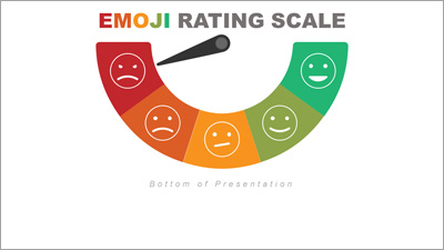 180 Emoji Rating Toolkit PowerPoint Template layout preview.