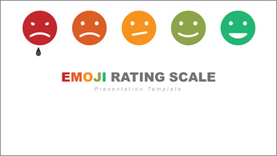 Face Emoji Rating Toolkit PowerPoint Template layout preview.