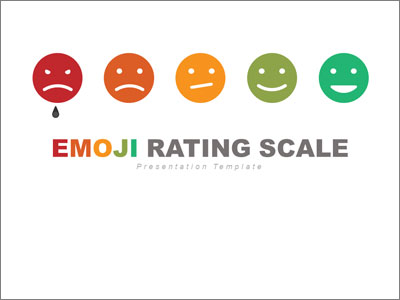 Face Emoji Rating Toolkit PowerPoint Template layout preview.