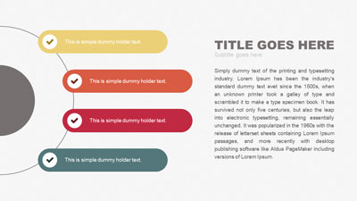 Check Mark Step Process PowerPoint Template layout preview.