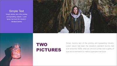 Slide 2 layout from the Simple Image PowerPoint Layout presentation deck.