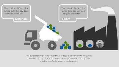 Factory Product Process | A PowerPoint Template from PresenterMedia.com
