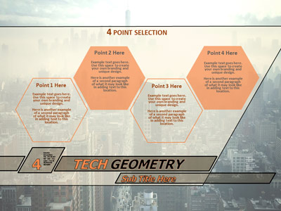 Slide 3 layout from the Tech Geometry presentation deck.