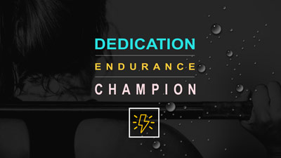 Slide 2 layout from the Fitness Quote presentation deck.