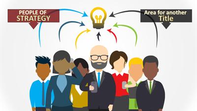 People Of Strategy PowerPoint Template layout preview.
