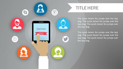 Slide 2 layout from the Social Network presentation deck.