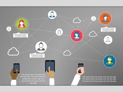 Slide 3 layout from the Social Network presentation deck.