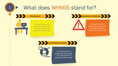 Slide 2 layout from the Whmis presentation deck.