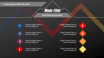 Slide 2 layout from the The New Black presentation deck.