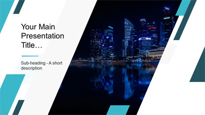 Slant Designs PowerPoint Template layout preview.