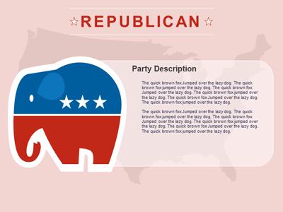 Slide 2 layout from the USA Political Slides presentation deck.